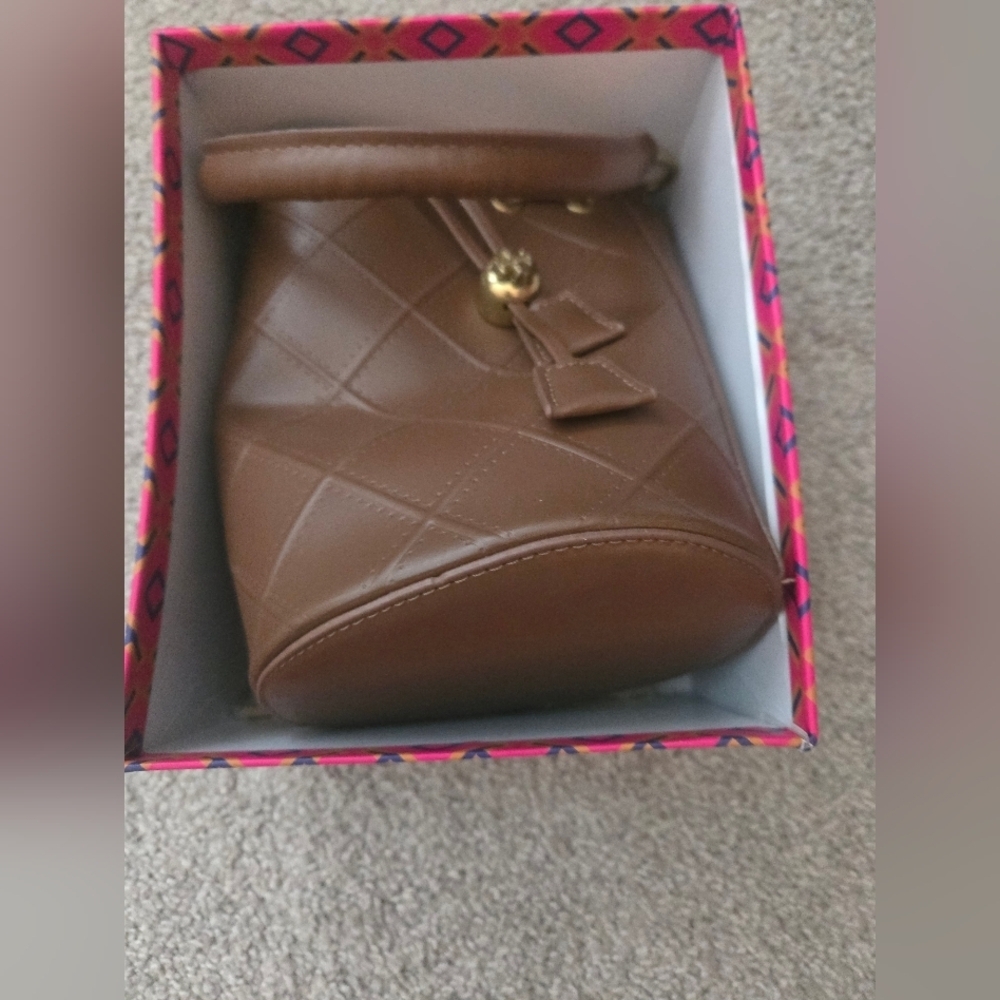 Brown Quilted Women's Bag